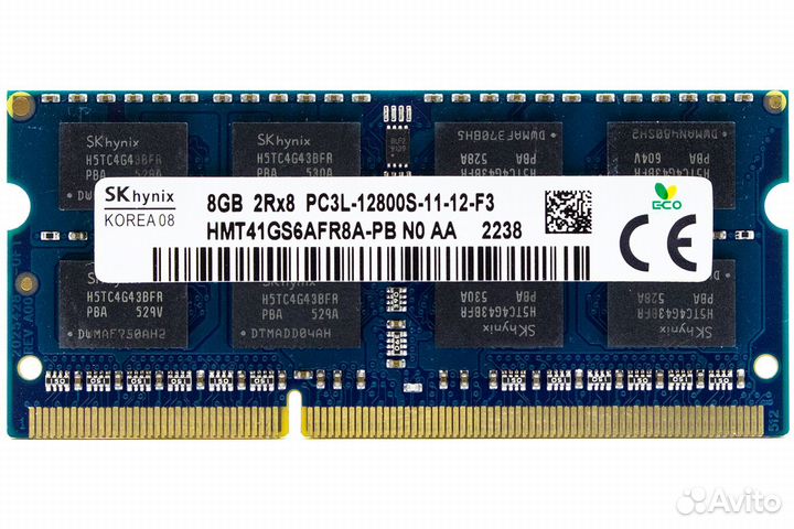 Новый sodimm DDR3L 8GB PC12800 Hynix DR90