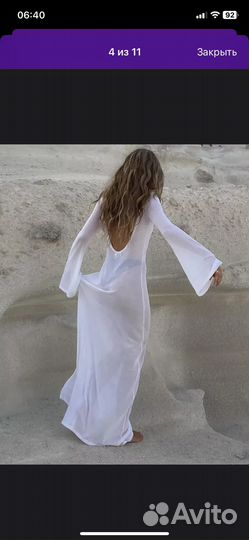 Платье пляжное