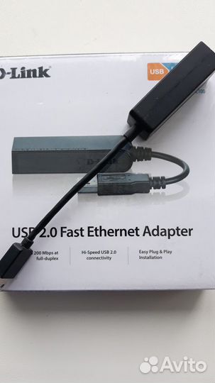 Адаптер USB D-link DUB-E100/B/D1A