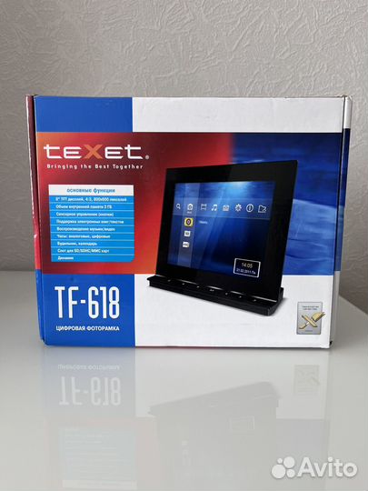 Цифровая фоторамка texet TF-618