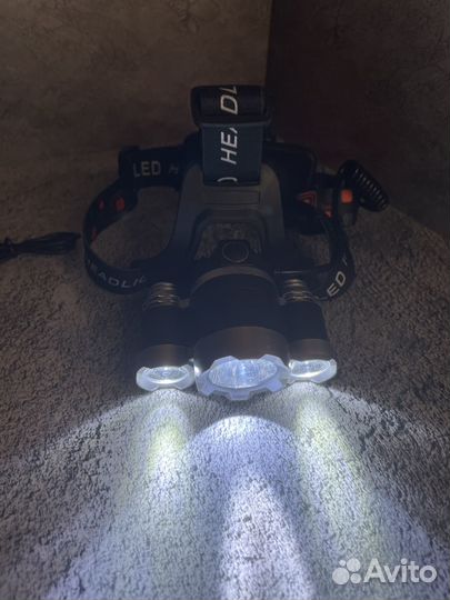 Налобный фонарь аккумуляторный