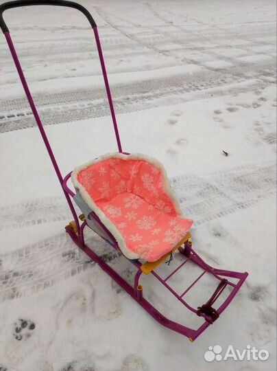 Детские санки на колесах