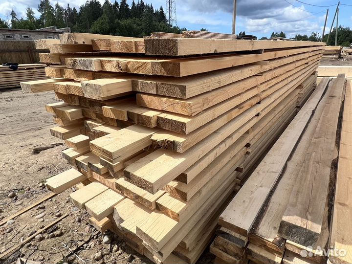 Доска обрезная 1 сорт 50х150х6000