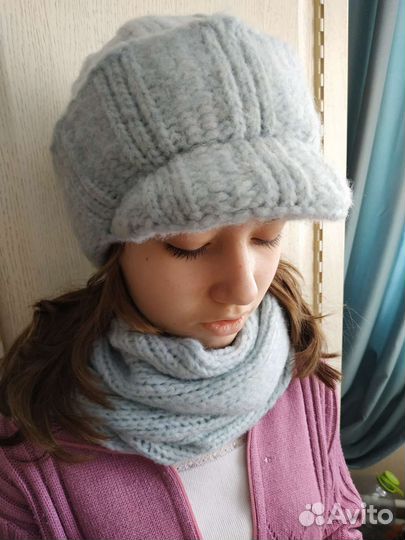 Шапка женская вязаная новая