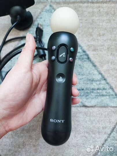Комплект PS3 Move. Джойстик PS Move+Камера