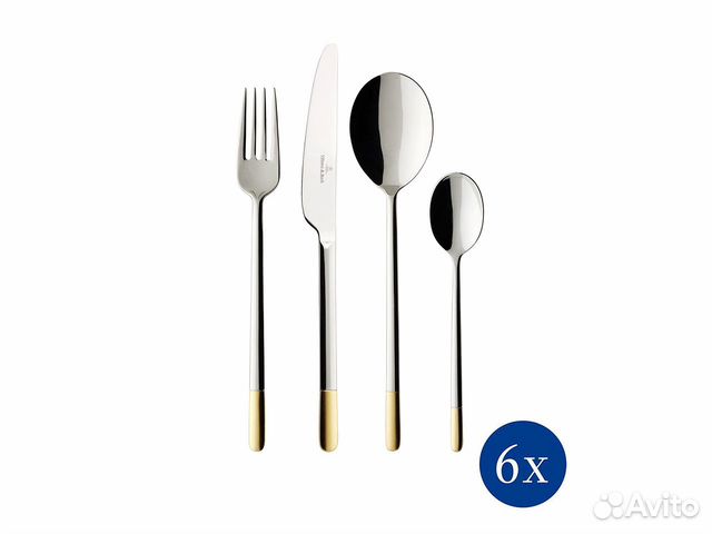 Villeroy & Boch столовые приборы Ella Gold: 24 пр