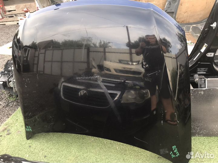 Капот Фольксваген пассат Б6 черный