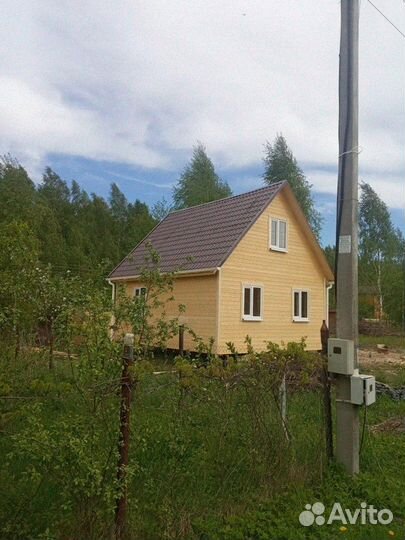 Каркасный дом 6х7 с террасой