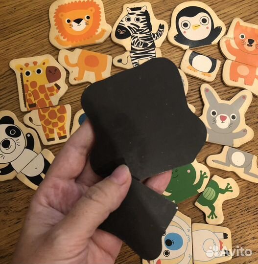 Пазлы Djeco половинки 