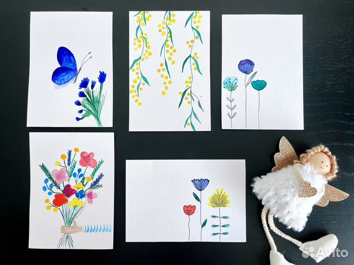 Открытки ручной работы открытка на день рождения