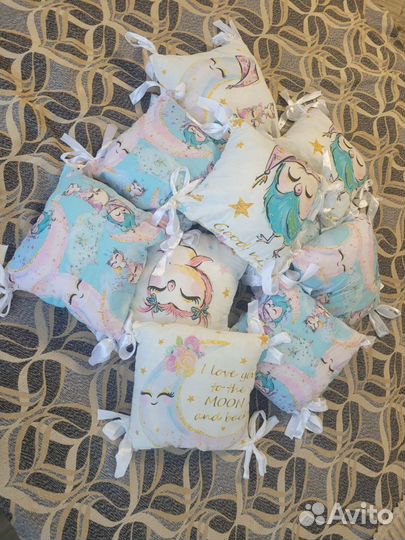 Бортики в детскую кроватку