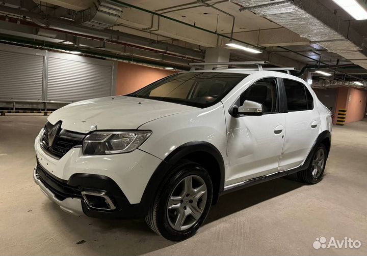 Renault Logan Stepway 1.6 МТ, 2021, битый, 41 226 км