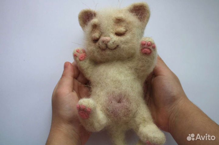 Кот ручная работа