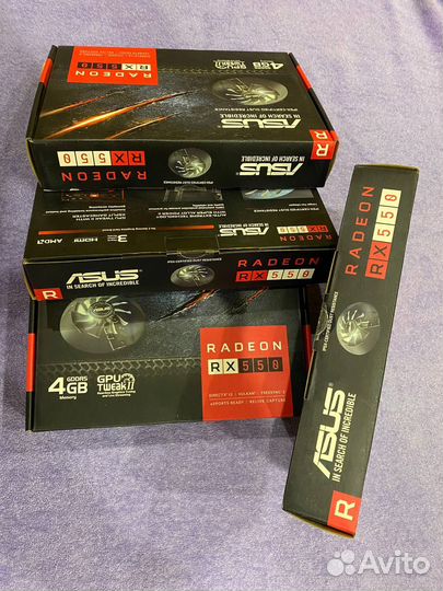 Asus Radeon RX 550 4gb (новая)