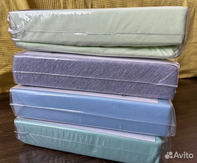 Простынь на резинке 180 на 200 трикотаж