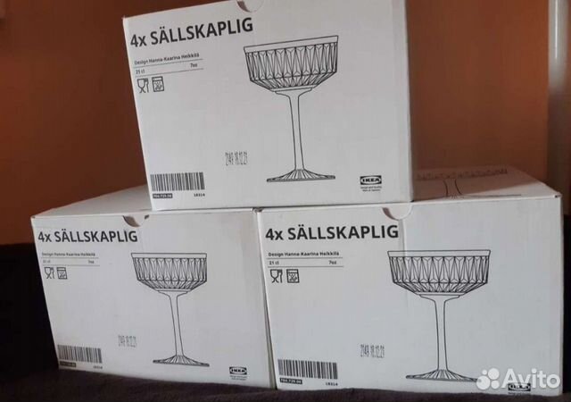 Бокалы для шампанского IKEA