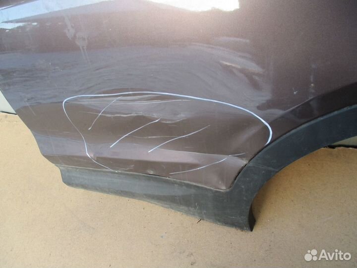 Дверь задняя левая Hyundai Santa Fe с 2012