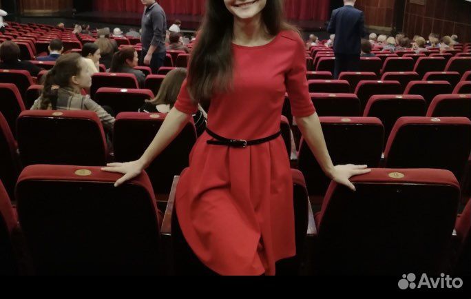 Платье вечернее красное