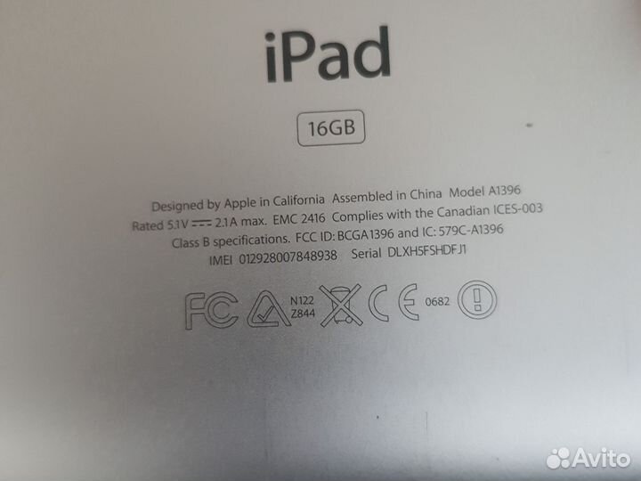 iPad 2 a1395