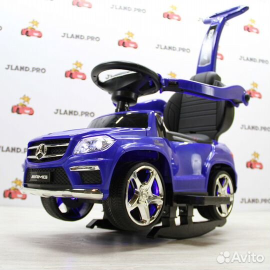 Каталка Mercedes-Benz A888AA-H (лицензия) синяя