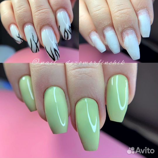 Маникюр с покрытием гель-лаком