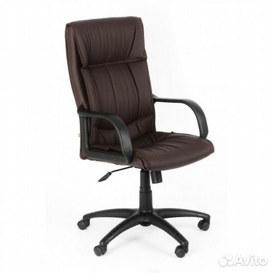 Кресло офисное davos Tetchair экокожа коричневый