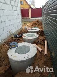 Канализация/сливная яма/септик из ж/б колец