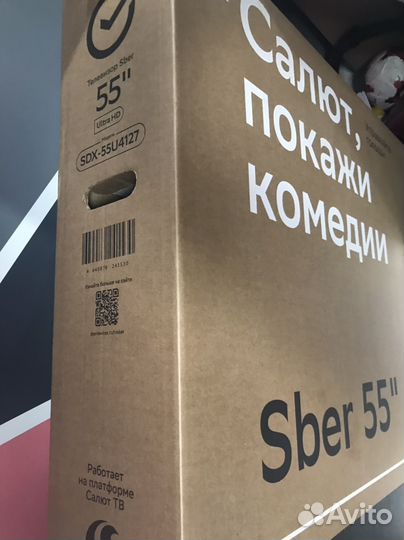 Новый телевизор sber SDX-55U4127