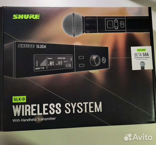 Новый Shure slxd24E/B58 H56 радиомикрофон