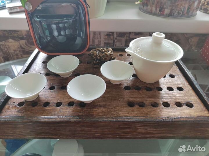 Гайвань, чайник, пиалы