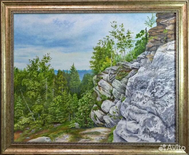 Картина маслом на холсте пейзаж