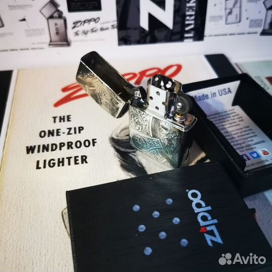 Зажигалка Zippo Armor Polish Chrome Оригинал