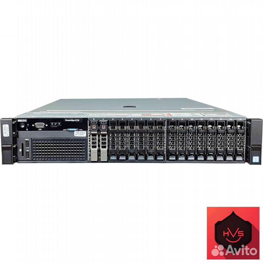 Сервер dell R730 16SFF Perc H730 2xE5-2623v4 256GB