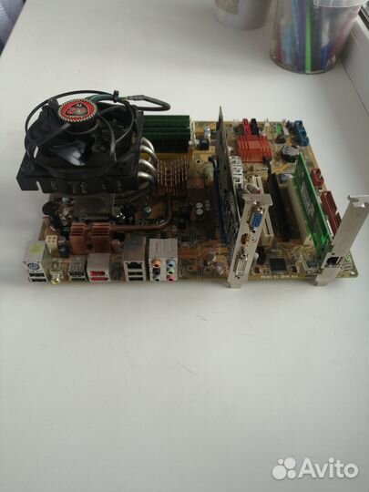 Комплект на сокете 775, можно по отдельности