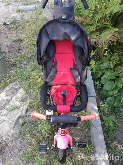 Детский велосипед с родительской ручкой