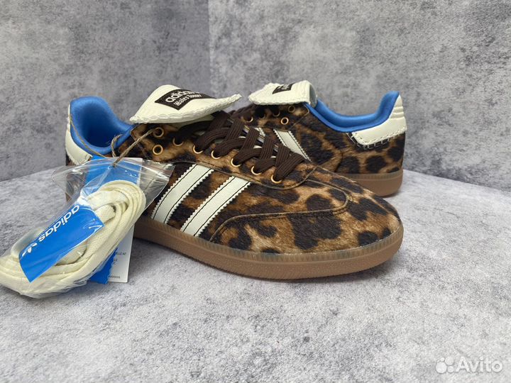 Кроссовки adidas Wales Bonner X Samba Pony Leopard