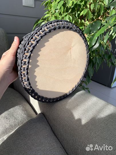 Корзина из хлопкового шнура