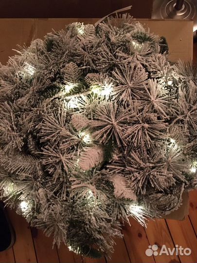 Новые Новогодние венки Karlsbach с лампочками 60см