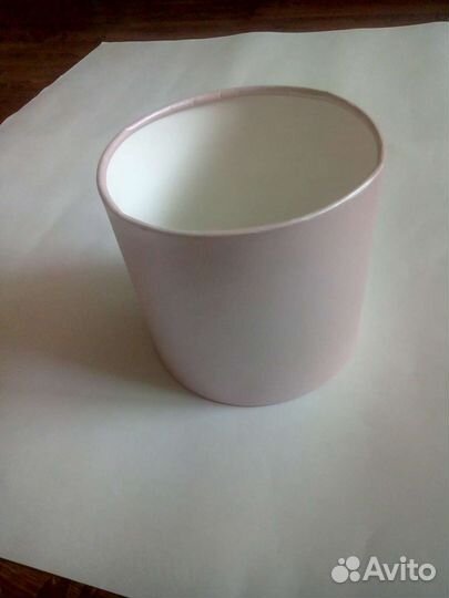 Коробка новая подарочная. Шляпная без крышки