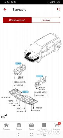 Защита переднего бампера