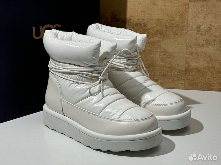 Дутики женские Ugg Classic Mini Blow White