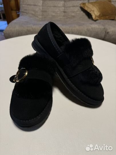 Меховые тапочки ugg