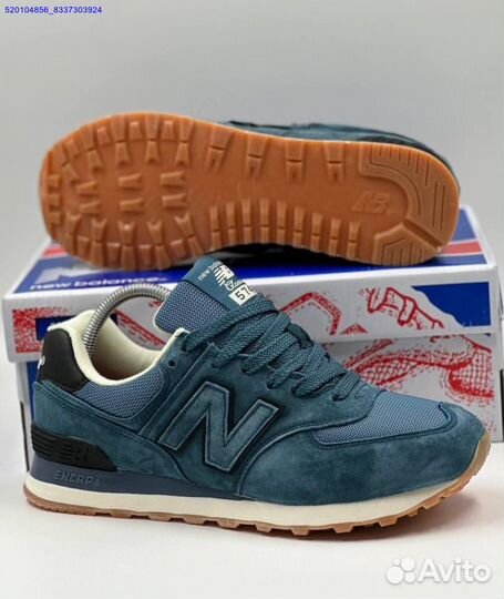 Кроссовки New Balance 574 Blue (Арт.88996)