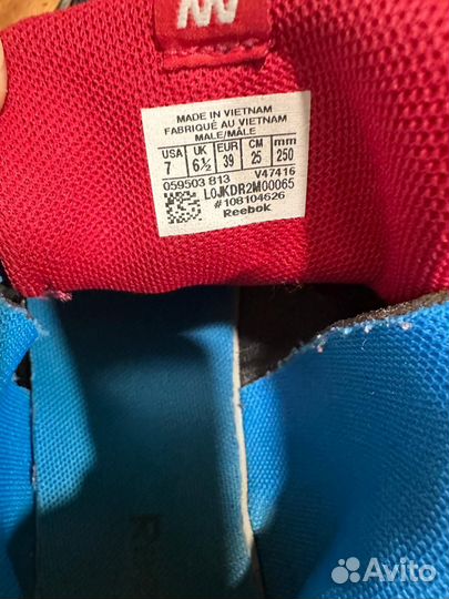 Кроссовки reebok 39 размер