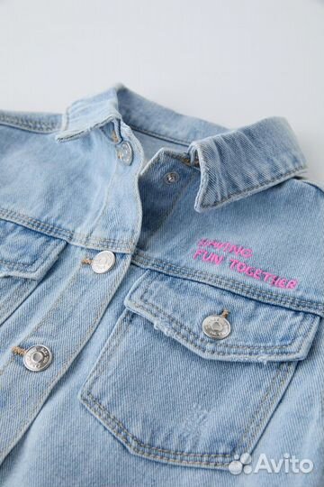 Джинсовая куртка zara оригинал