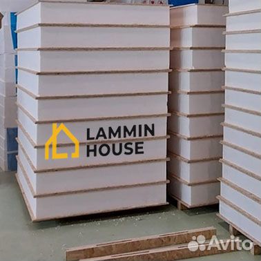 Сип SIP панели OSB. Размер 2500*1250*124 мм