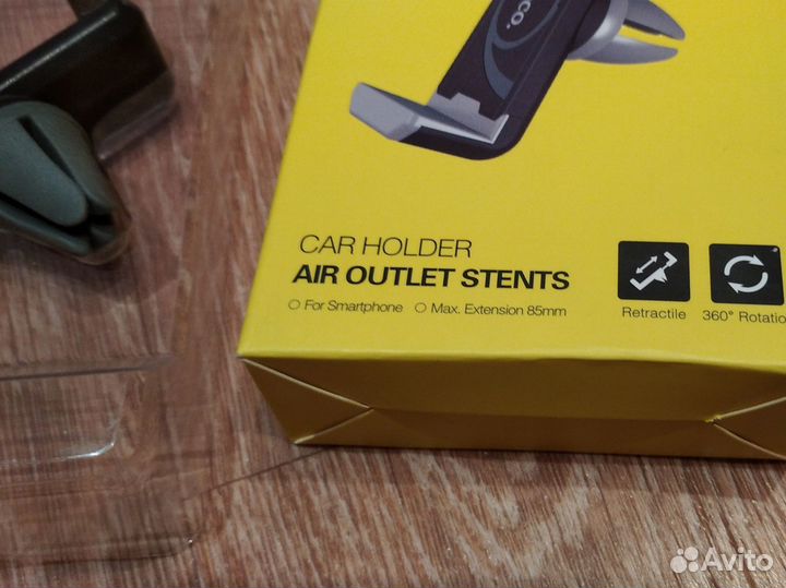 Держатель автомобильный Hoco CPH01 в воздуховод