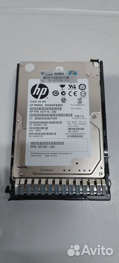 Жесткий диск HP EH0300fbqdd 300GB 12G 15K 2.5 SAS