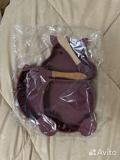 Детская посуда из силикона