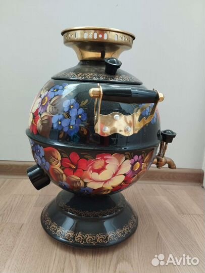 Электросамовар с художественной росписью